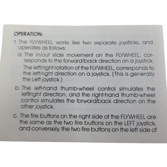 Vintage 1986 Selectronic Flywheel 4000 Control Yoke W Original Box New Condition - Picture 12 of 13